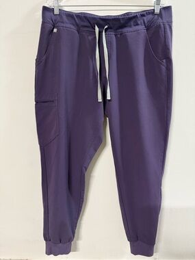 Figs Technical Collection Purple Shadow Zamora Jogger Scrub Pants Uniform